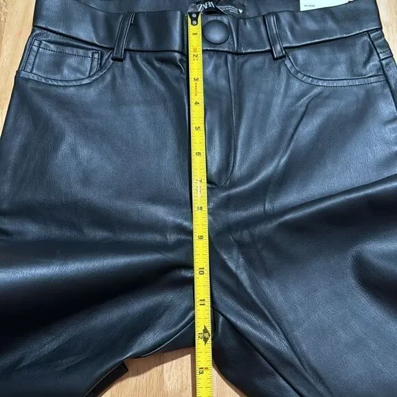 ZARA faux leather leggings NWT - Picture 9 of 10